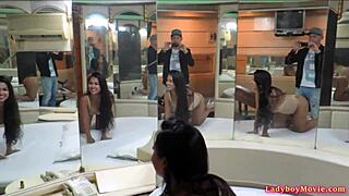 thai ladyboy amy bareback anal pov homemade bangkok fuck