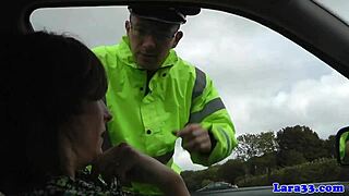 Caught Milf Masturbating Begs Cop Fuck Stockings Heels Ride