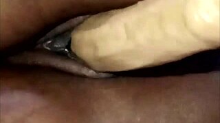 Close Up Shaved African Ebony Pussy Cunilingus Homemade Cum Inside Hairless