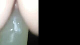 Pov teen squats huge dildo fucking cums hard comment requests!