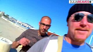 beach anal shocks with extreme pussy pounding moans