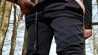 Bound Slave Whipped In Broceliande Forest Submission