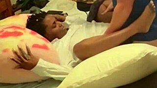 homemade ebony coworker bends over ass up after work doggystyle in bedroom 😏🍫