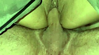 watch me doggy fat pussy friend's wife close-up creampie on belly!