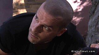 shaggy pussy brunette bound and fucked hard choking deepthroat gagging 😩🔥