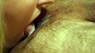 german milf wife rims hairy ass then blows european hubby amateur style