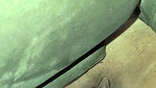 watch me doggy fat pussy friend's wife close-up creampie on belly!