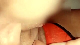 Hubby licks wife's sloppy pussy after stranger's thick creampie load
