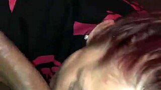 bbc throbs deep in my whore mouth sucking hard