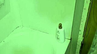 strokin my huge cock in out shower solo naked small waist sexy tease