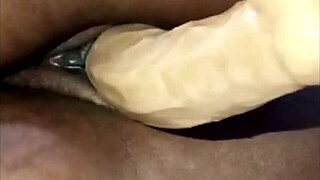 Close Up Shaved African Ebony Pussy Cunilingus Homemade Cum Inside Hairless