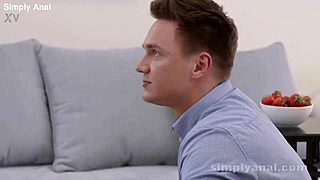 Simplyanal Brunette Assfucked Gaping Cumslut Bent Over Stockings Facial