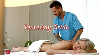 hey runaway bride milly gets hot pearl massage with blowjob creampie doggystyle riding