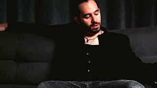 Checking out twirl male sex toy close-up with juicy latina babe