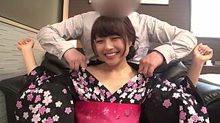 chii's cute yukata hides small tits for milf cowgirl rides! 👘💦