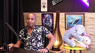 Black stud's sensual casting compilation heats up with sheer red lingerie action part 1