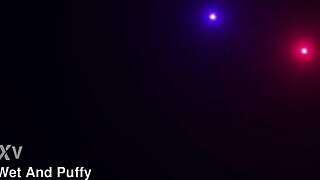 sexy blonde babe in lingerie fingers toys shaved ass orgasm