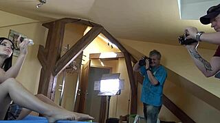 spend day with leon lambert's tight pussy girls... wedgies in miniskirts n lingerie haul backstage!!