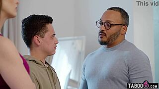 stepson fucks stepmom cucking cheating husband!