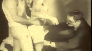 back in vintage days these antique horny grannies craved group action badly