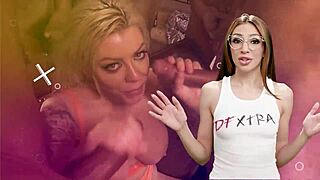 busty babe adira allure, uhh i mean her tits in interracial gangbang compilation got me spilling!