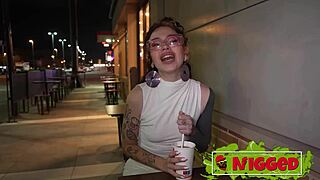 forked tongue slut's ass stretched wide in fedora morelli debut?