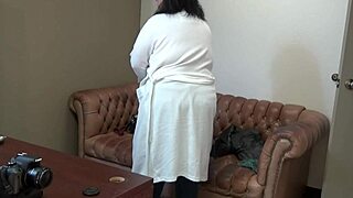 mia marks casting on sofa, her tight bbw tits begging for college cock?