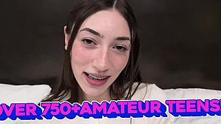 TINY 18YO 4'11 SUCKS COCK IN POV CASTING