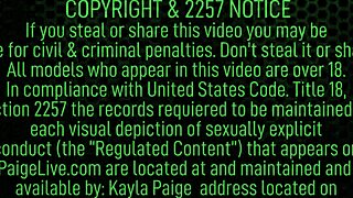 horny kate kennedy licks kayla paige's pussy while bf watches close