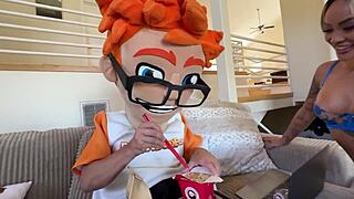 linda lan lustfully rides big cock cowgirl style in naughty casting fuck