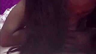 daddy... best ebony girl doggystyle pounded wit blowjob n handjob from skinny slut 😵‍💫