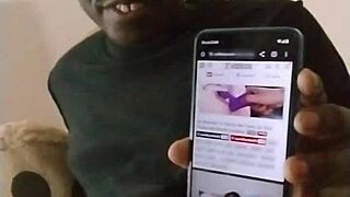 ebony in jeans toys up for masturbation join-in