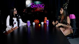 met my hubby at swingers club easing into anal pussy bdsm toys first time on cam