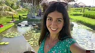 Skinny Teen's Public Cumwalk Cafe Pasta Dripping Semen on Face