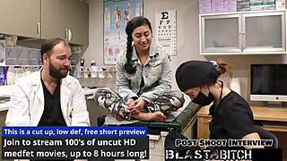 Jasmine Roses' Backside Blasted with Hot Cum in Nurse POV