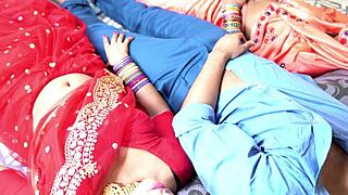 indian stepmom spreads fat ass for stepson's dirty talk quickie pounding