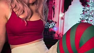 hot amateur xmas sex doggystyle in lingerie 🔥🎄