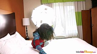 hey auntie, your horny photoshoot striptease rips my clothes off