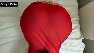 Big ass stepmom bends over for doggystyle cumshot pounding