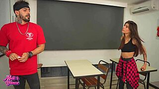 New Teacher's BIG COCK Makes Me Scream In Classroom