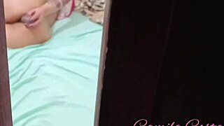 Milf caught with dildo in ass homemade then creampied