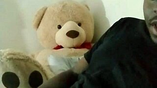 ebony in jeans toys up for masturbation join-in