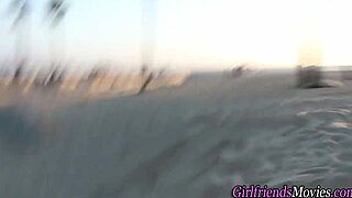 Petite teen lesbian licks blonde babe's ass and small tits