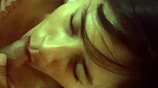 he shoves dick in my mouth wakes me up i suck hard then ride till he creampies