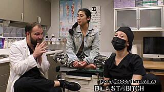 Jasmine Roses' Backside Blasted with Hot Cum in Nurse POV