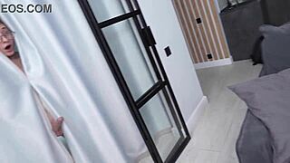 two redhead milfs scoundrel stepmom get fucked hard together.