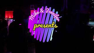 Jennifer Swallows First Glory Hole Loads in Nightclub Toilet Trailer