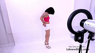 uh tiny brunette model i get fucked hard in this modeling audition sofa