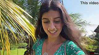 Skinny Teen's Public Cumwalk Cafe Pasta Dripping Semen on Face