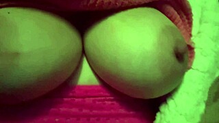 italian milf artemisia love bounces huge natural tits in slow motion solo tease